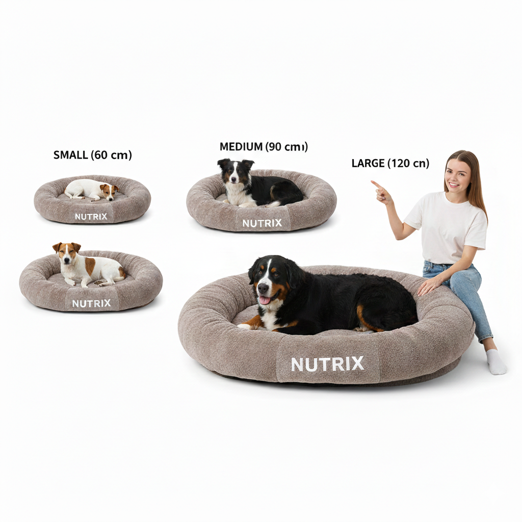 Memory Foam Plush Dog Bed